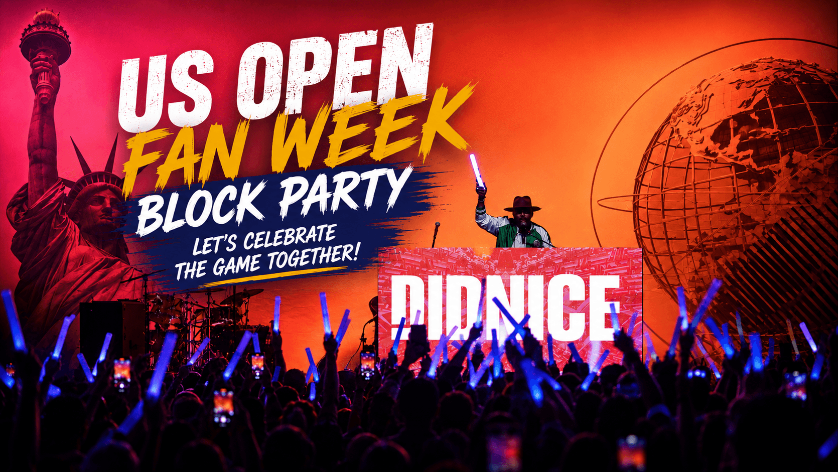 US Open Fan Week and Block Party with AD-IN