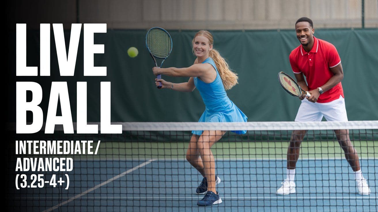 Live Ball - Intermediate/Advanced (3.5-4+) - Stadium Tennis Center